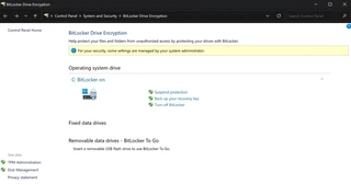 bitlocker enabled
