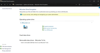 bitlocker enabled